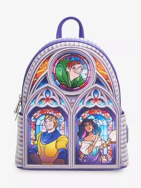 Loungefly Disney The Hunchback of Notre Dame Character Stained Glass Windows